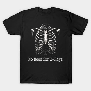 Creepy Grunge Rib Cage X-Rays T-Shirt